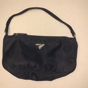 Prada Tessuto Sport small black nylon shoulder bag